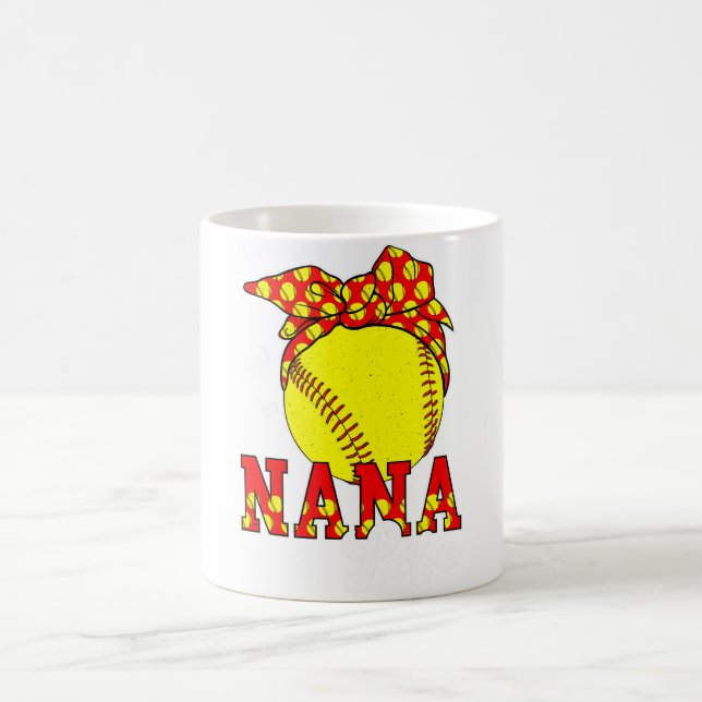 Mug Softball Nana Life Grandma Nana D'Un Jeu De Softba (Centre)