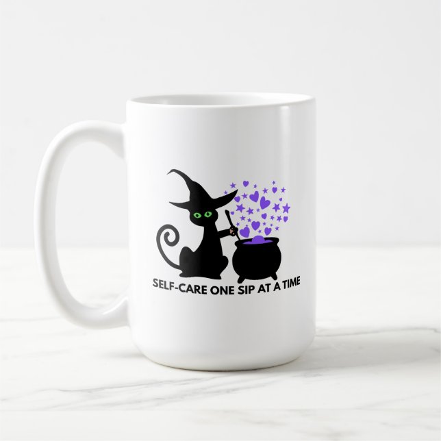 Mug Soin de soi une gorgée à la fois (Gauche)