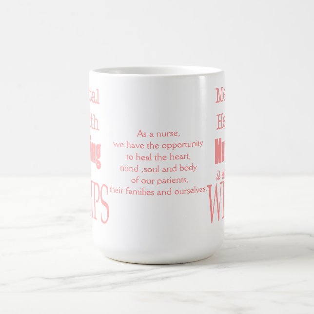 Mug Soins-Non de santé mentale pour des mauviettes ! - (Centre)