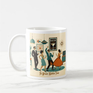 Mug Soirée Cocktail Mid Century It's Atomic Martini Ti