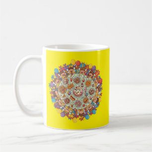 Mug Soirée Fée À Thème Jaune Pour Enfants