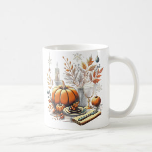Mug Soirée Thanksgiving to Winter Holiday Table Decor