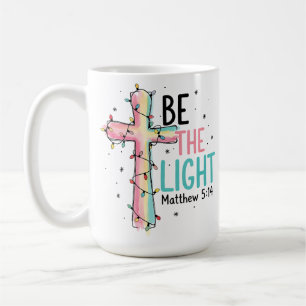 Mug Sois la Croix chrétienne Lumière Noël