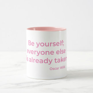 Mug Sois toi-même rose