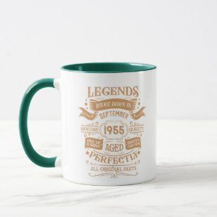 Mug Soixante-dix vintages 70e anniversaire personnalis