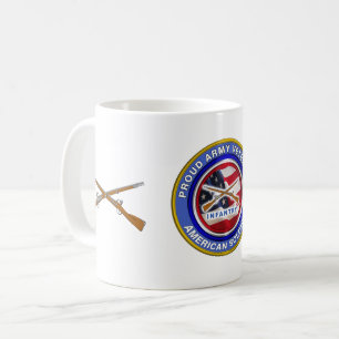 Mug Soldat d'infanterie de l'Armée de terre fier