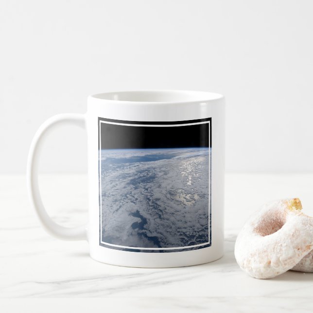 Mug Soleil Brillant Sur L'Océan Pacifique Sud. (Avec donut)