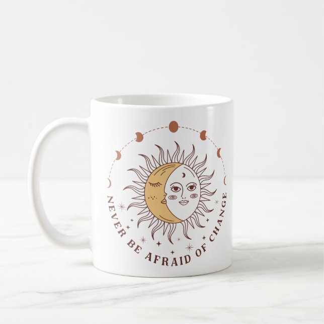 Mug Soleil Céleste Et Lune Boho (Gauche)