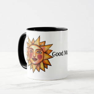 Mug Soleil ensoleillé en été