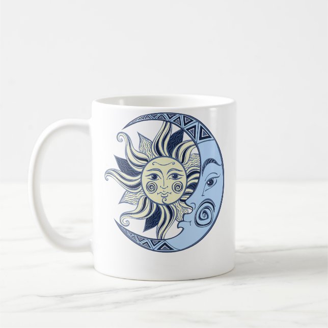 Mug Soleil et Lune Célestes Boho (Gauche)