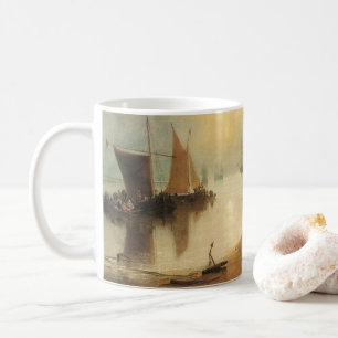 Mug Soleil levant à travers la vapeur par Joseph Turne