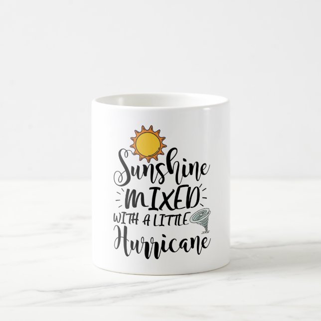 Mug Soleil Mélangé Avec Un Petit Ouragan Sarcastique (Centre)