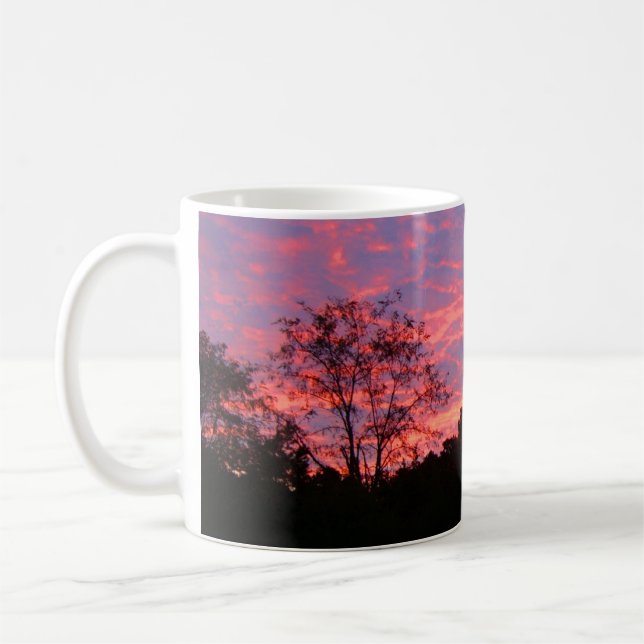 Mug Soleil rose vif (Gauche)