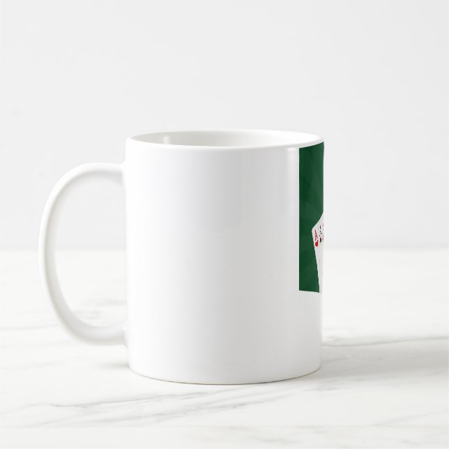 Mug solitaire carte kaffeetasse (Links)