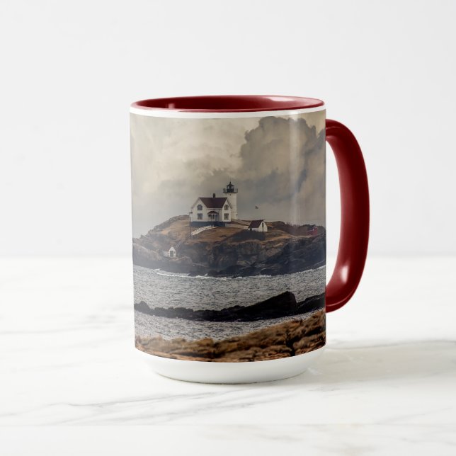 Mug Solo volant au phare de Nubble (Devant droit)