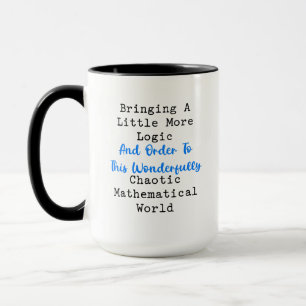 Mug Solveur de monde mathématique chaotique d'ordre lo