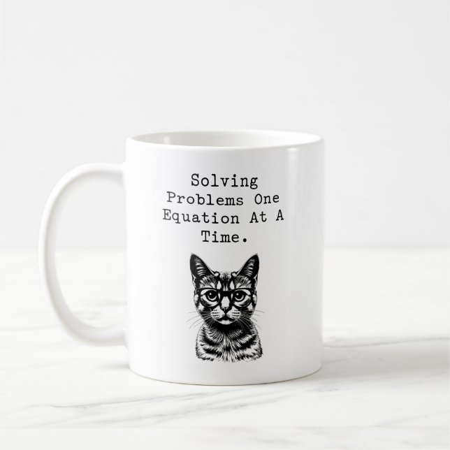 Mug Solving Problems One Equation at a Time (Gauche)