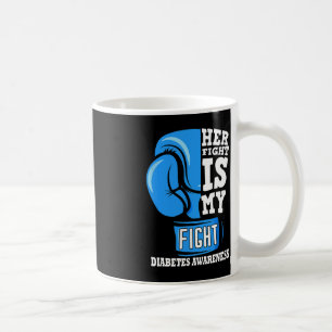 Mug Son combat est mon boxe de combat Glove Diabetes A