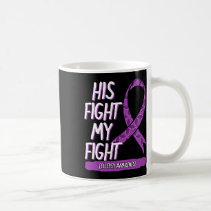 Mug Son Combat Est Mon Combat Epilepsie Seizure Purple