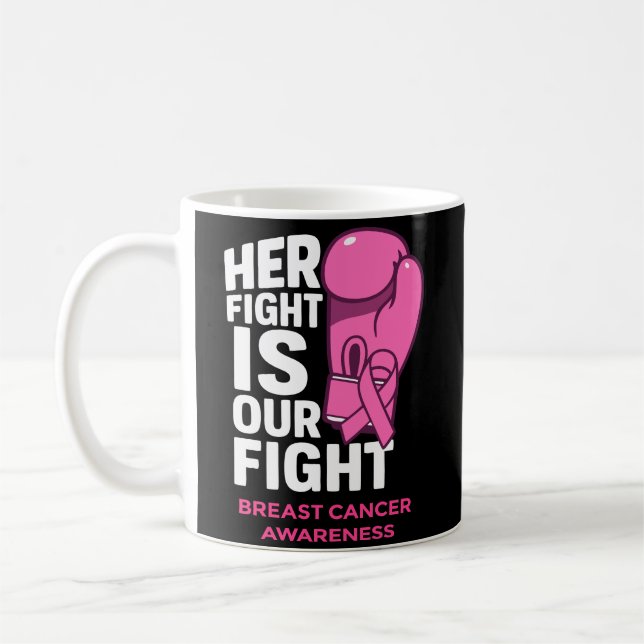 Mug Son combat est notre combat - Sensibilisation au c (Gauche)