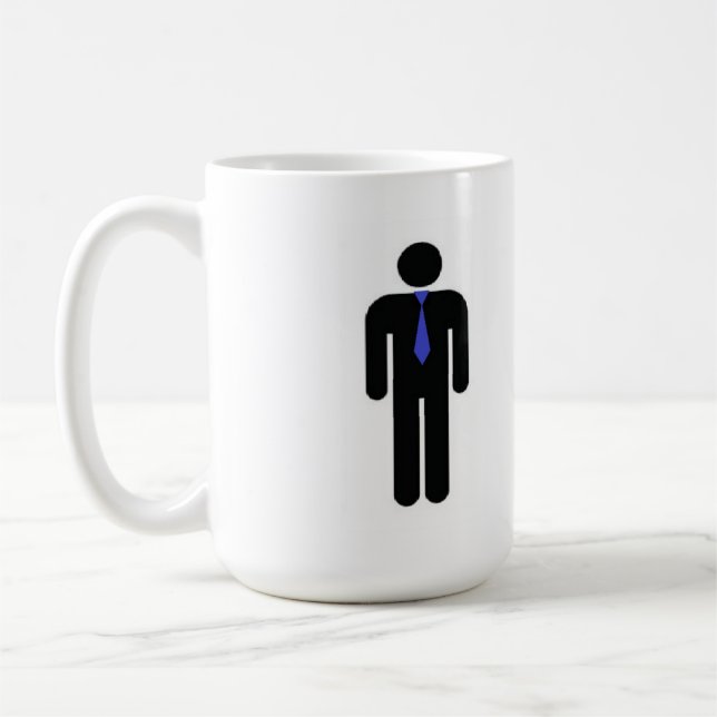 Mug SON et sien (bleu) (Gauche)