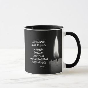 Mug Son nom sera Prince de la Paix Bible Verse