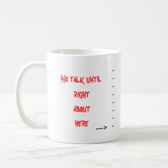Mug Son plus facile s'ils peuvent juste le lire (Gauche)