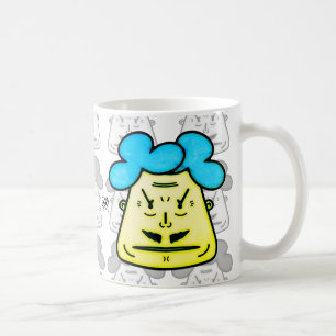 Mug Son visage de dessin animé Mustache v2-1