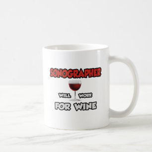 Mug Sonographe... Travaillera Pour Le Vin