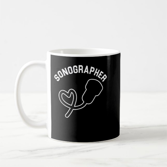 Mug Sonographe Ultrasound Echographie Sonographie Hosp (Gauche)