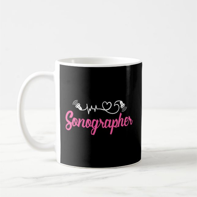 Mug Sonographe Ultrasound Technicien en Sonographie (Gauche)