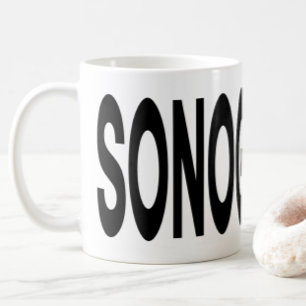 Mug SONOGRAPHIE Typographie Cadeau d'échographie