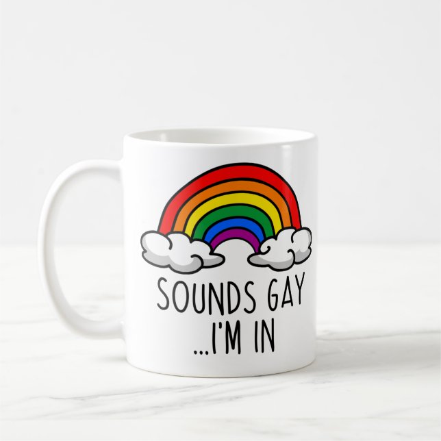 Mug SONS GAY I'M IN - Joli Rainbow (Gauche)