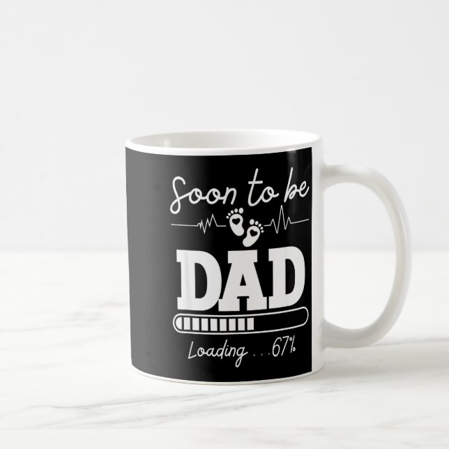 Mug Soon To Be Dad 2026 Loading 67% New Baby Pregnancy (Droite)