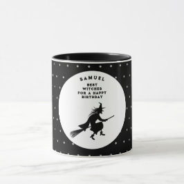 Mug Sorcière d'anniversaire d'Halloween pour enfants