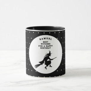 Mug Sorcière d'anniversaire d'Halloween pour enfants
