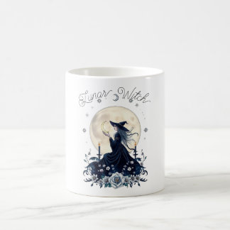 Mug Sorcière Lunaire Art Céleste Personnalisé