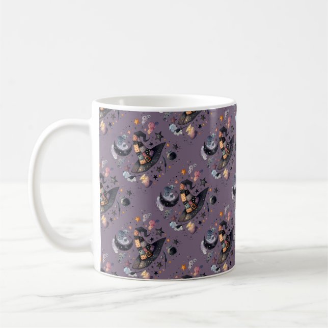 Mug Sorcière lunaire Casquette et magie céleste (Gauche)