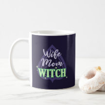 Sorcière maman femme monogramme - Drôle Halloween