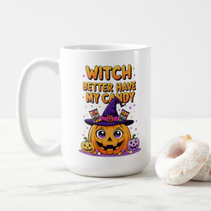 Mug Sorcière mieux avoir mon bonbon - mignonne Hallowe