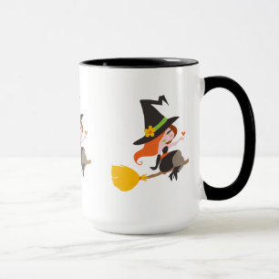 Mug Sorcière rousse mignonne