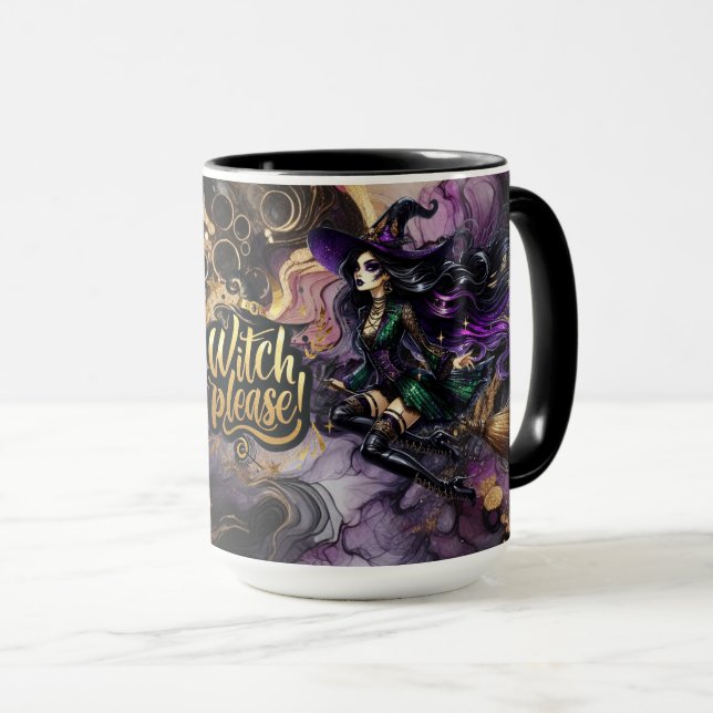 Mug Sorcière s'il vous plaît ! Fantastique sorcière pa (Devant droit)
