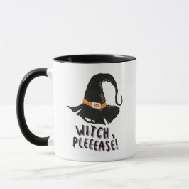Mug Sorcière S'il vous plaît Sorcières Casquette noir 