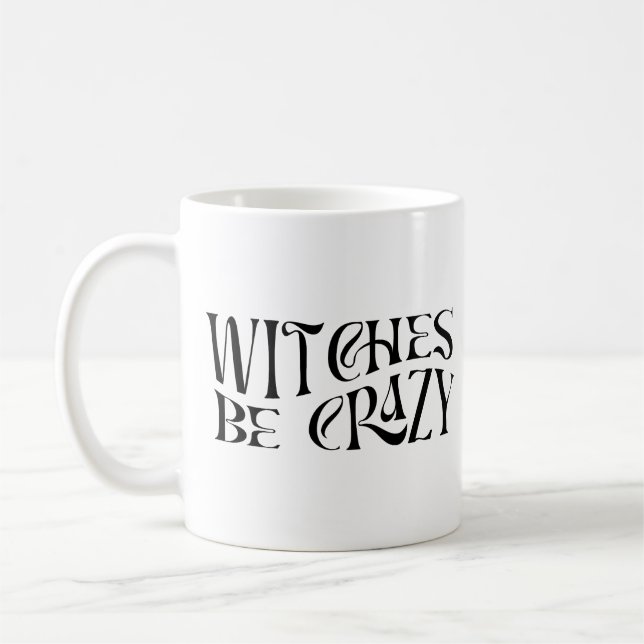 Mug Sorcières être fou Halloween (Gauche)