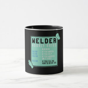 Mug Soudage - Taux horaires de soudure