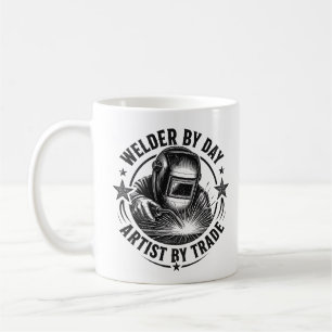 Mug **Soudeur de jour, artiste de métier Soudeur dr