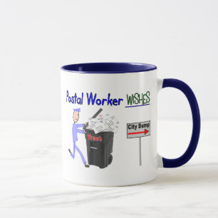 Mug Souhaits de travailleur postal--Drôle