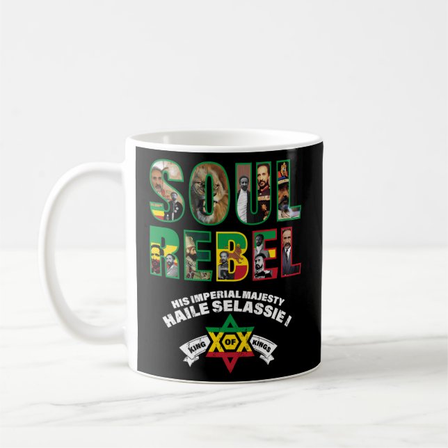 Mug Soul Rebel Ras Tafari Him Haile Selassie (Gauche)