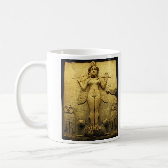Mug Soulagement de statue de la déesse Ishtar (Gauche)