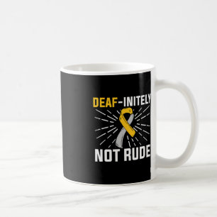 Mug Sourds, Inévitablement Pas Grude. ASL Sourd Langue